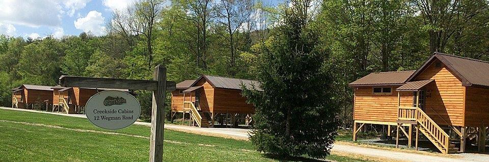 Cabins in the Catskill Mountains